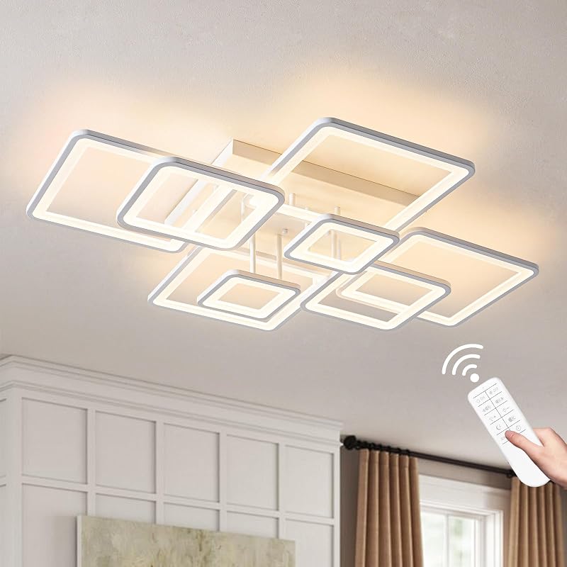 Lámpara techo LED 39.4pulg control remoto dormitorio sala