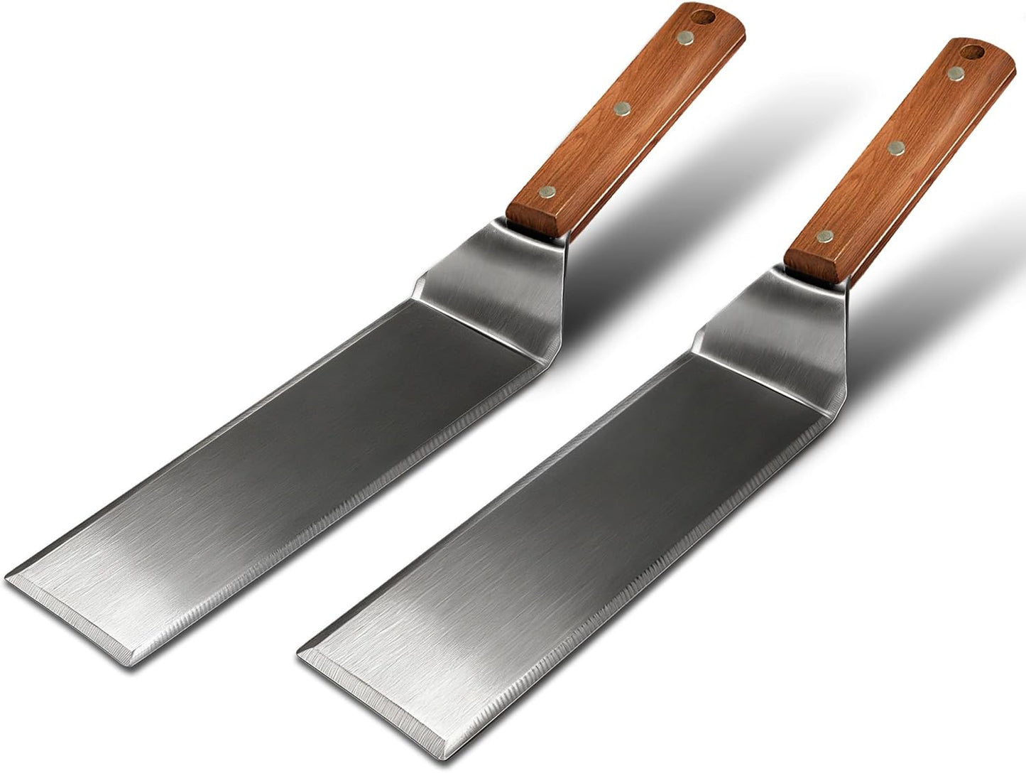 2 Pzas Espátulas Acero Inox para Parrilla Blackstone