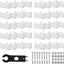 Set 10 Soportes Z Aluminio para Paneles Solares RV Barco