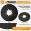 4 Pzas Placa lubricante quinta rueda 10" RV