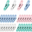 32 Pinzas Ropa Plástico Colores