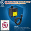 Kit interruptor aire acero inox níquel 3.6pulg UL