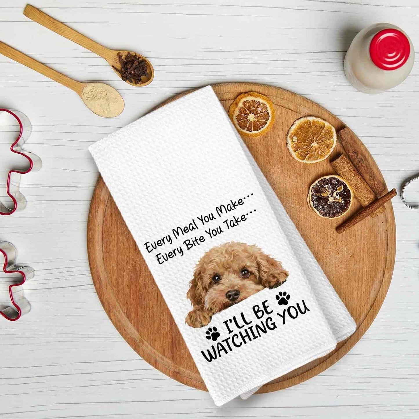 Toalla baño perro Cavapoo Every Step You Take