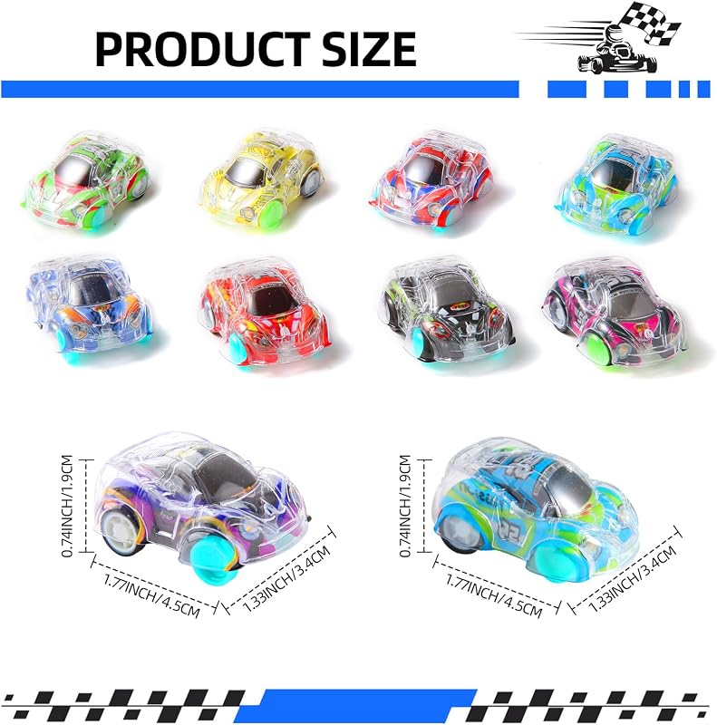 Juego 50 Mini Autos Retroceso para Niños Regalos Fiesta