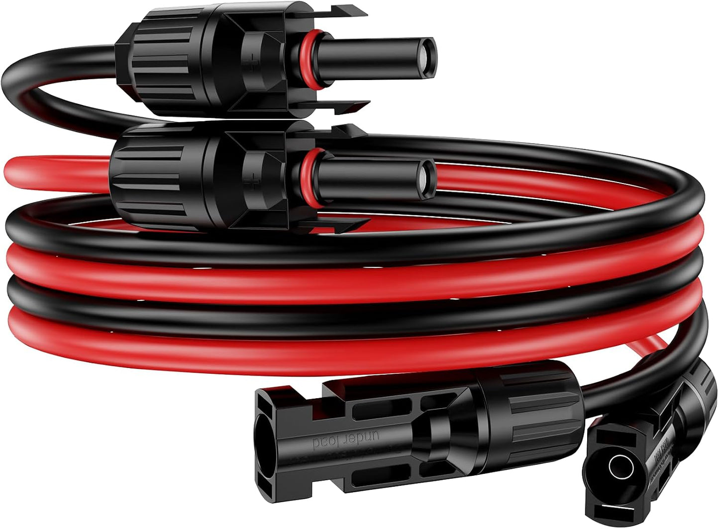 Cable extensión solar 10ft 10awg con conectores hembra y macho