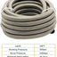 Kit manguera combustible acero inox 8AN 20pies