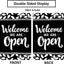 Bandera jardín doble cara 12x18pulg con texto inglés