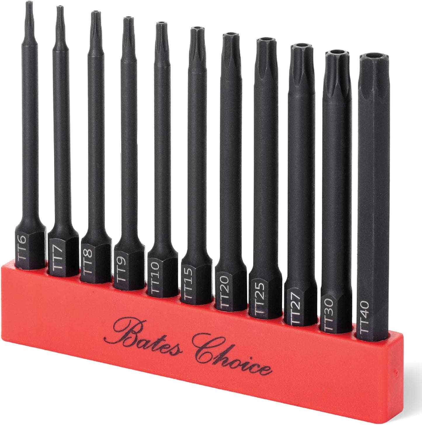 Juego brocas Torx magnéticas 11 pzas 3pulg acero aleación