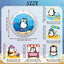 6 Pzas Imanes Pingüinos Decorativos para Puerta Crucero