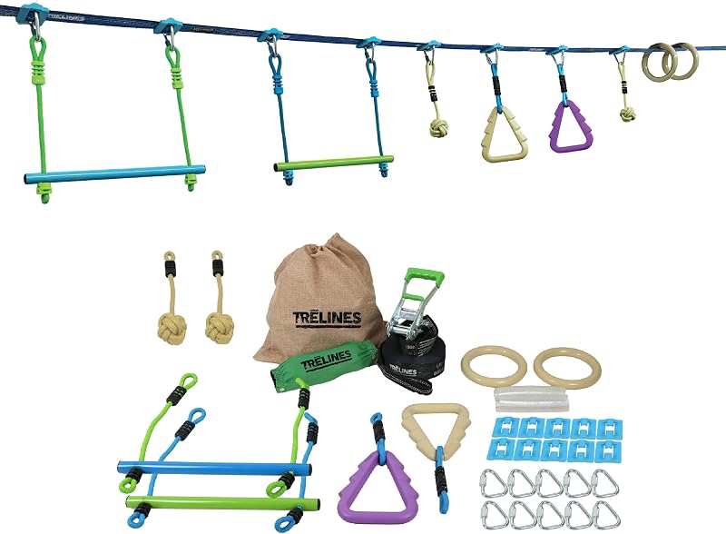 Kit aventura ninja 36ft para niños patio trasero
