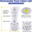 4en1 Luces LED Emergencia Recargables con Sensor Movimiento