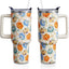 Vaso calabaza otoñal 40oz acero inox con pajilla