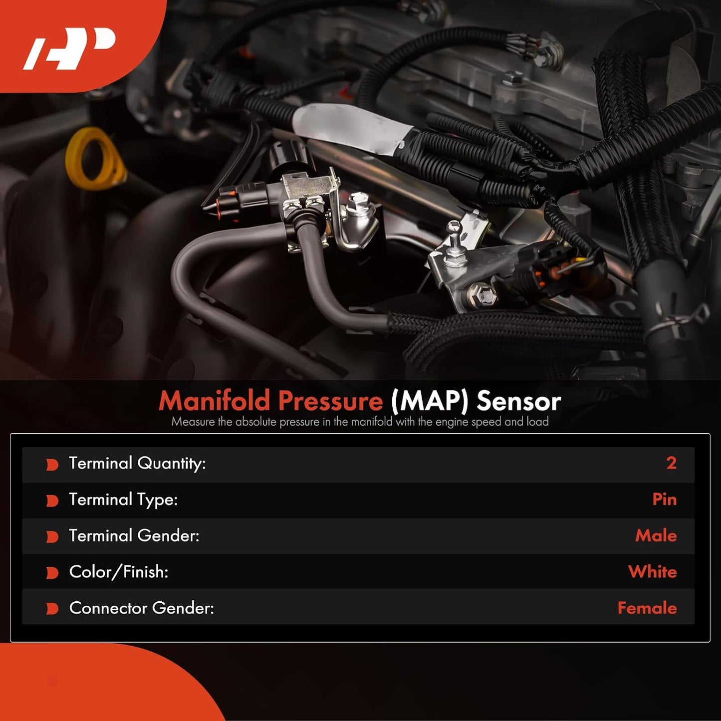 Interruptor presión A/C 2 pines comp Freightliner 108SD
