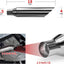 2 Pzas Puntas Escape Acero Inox 2.5-4"