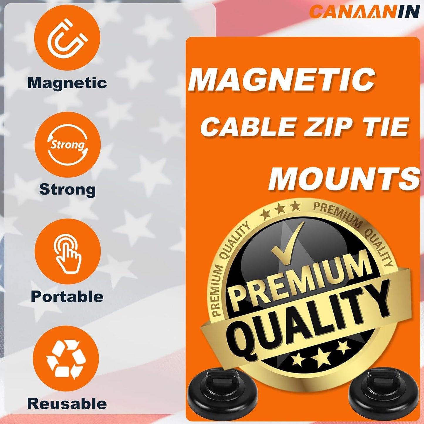 Soporte magnético para cables alambre hogar oficina