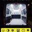 Luz techo caravana 48 LED 800lm 12V con interruptor set 6