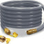 Manguera gas natural 12pulg 1/2 con accesorios CSA
