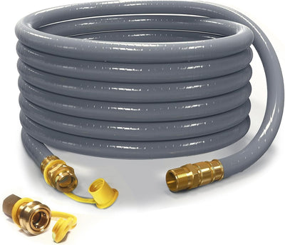 Manguera gas natural 12pulg 1/2 con accesorios CSA