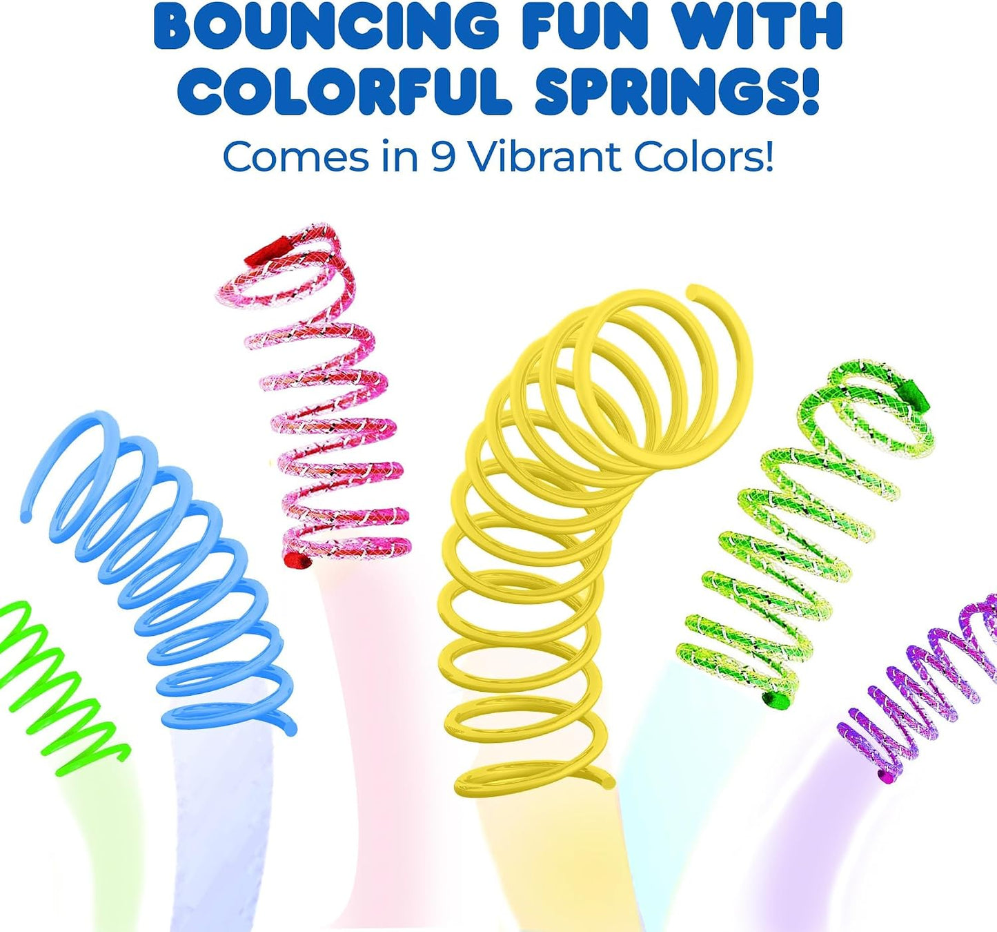 Muelles helicoidales para gatos coloridos espiral interactiva