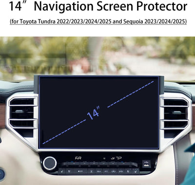 Protector pantalla 14" antirreflejos 9H para Toyota Tundra