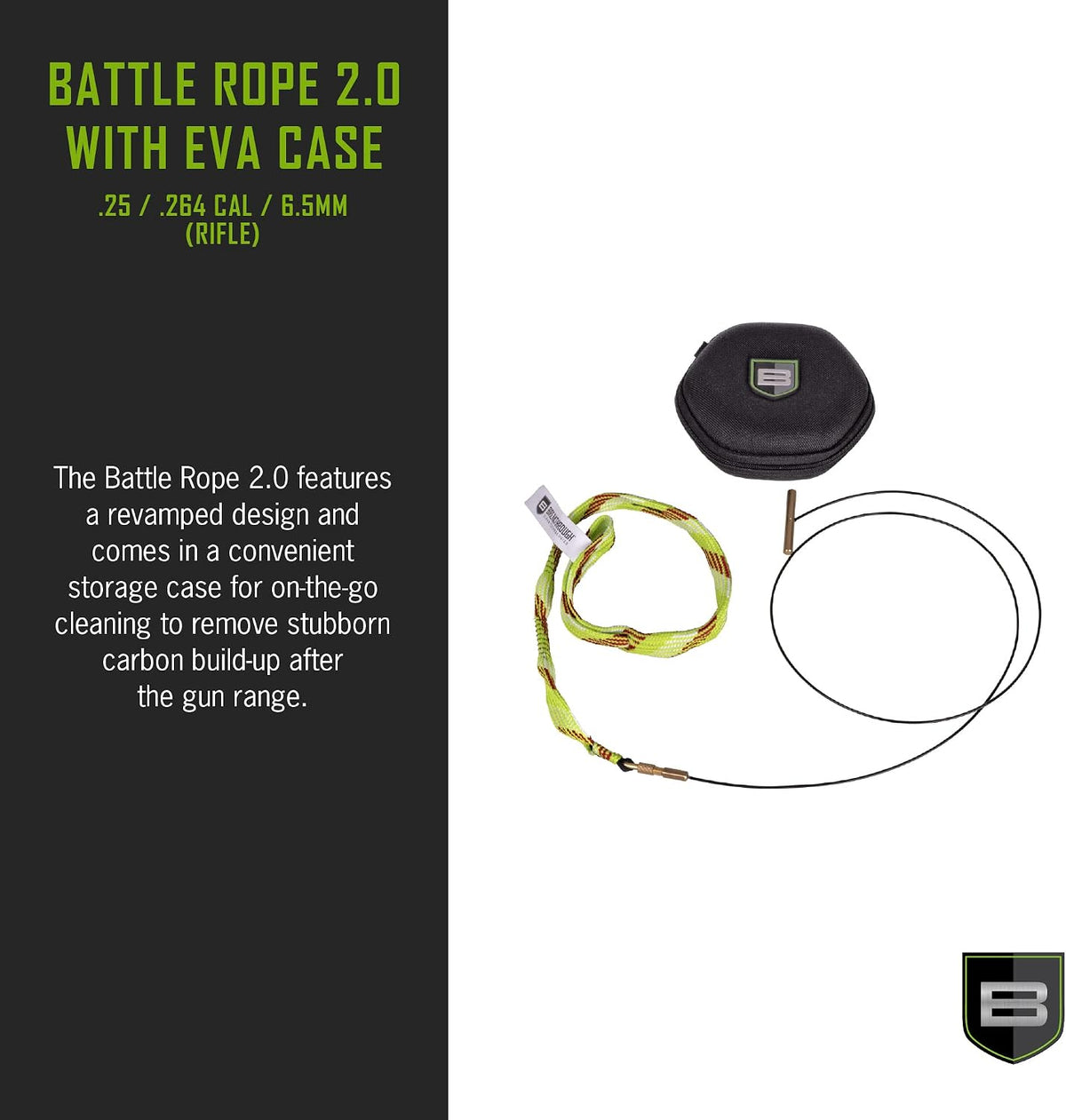 Cuerda batalla 2.0 con estuche Eva .25 .264 .256pulg multicolor