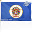Bandera Minnesota 3x5ft poliéster 3 capas estilo antiguo