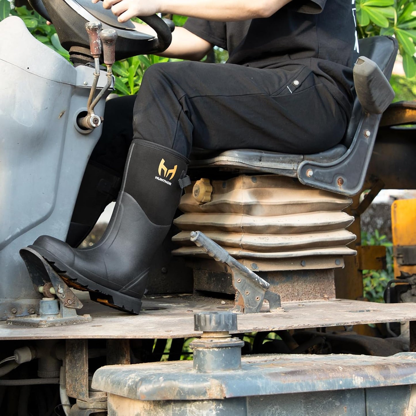 Botas trabajo goma acero impermeables neopreno talla 6-14