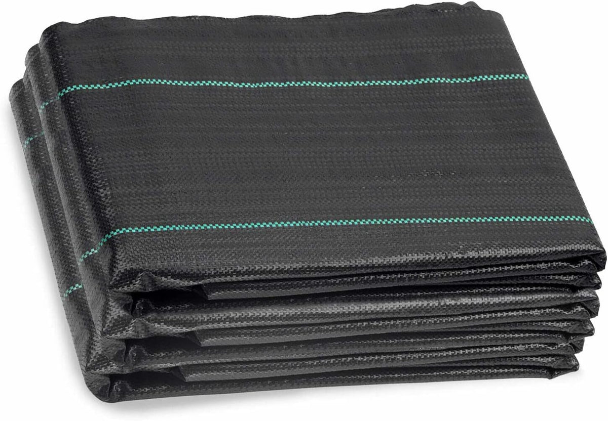 Tela geotextil 6x50ft 3.2oz barrera malezas jardinería