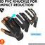 2 Pzas Guantes Invierno Impermeables Antigolpes para Hombre
