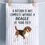 Toalla de cocina beagle regalo para amantes de perros