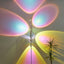 Lámpara pie puesta sol 5 cabezas LED ajustable moderna cromo