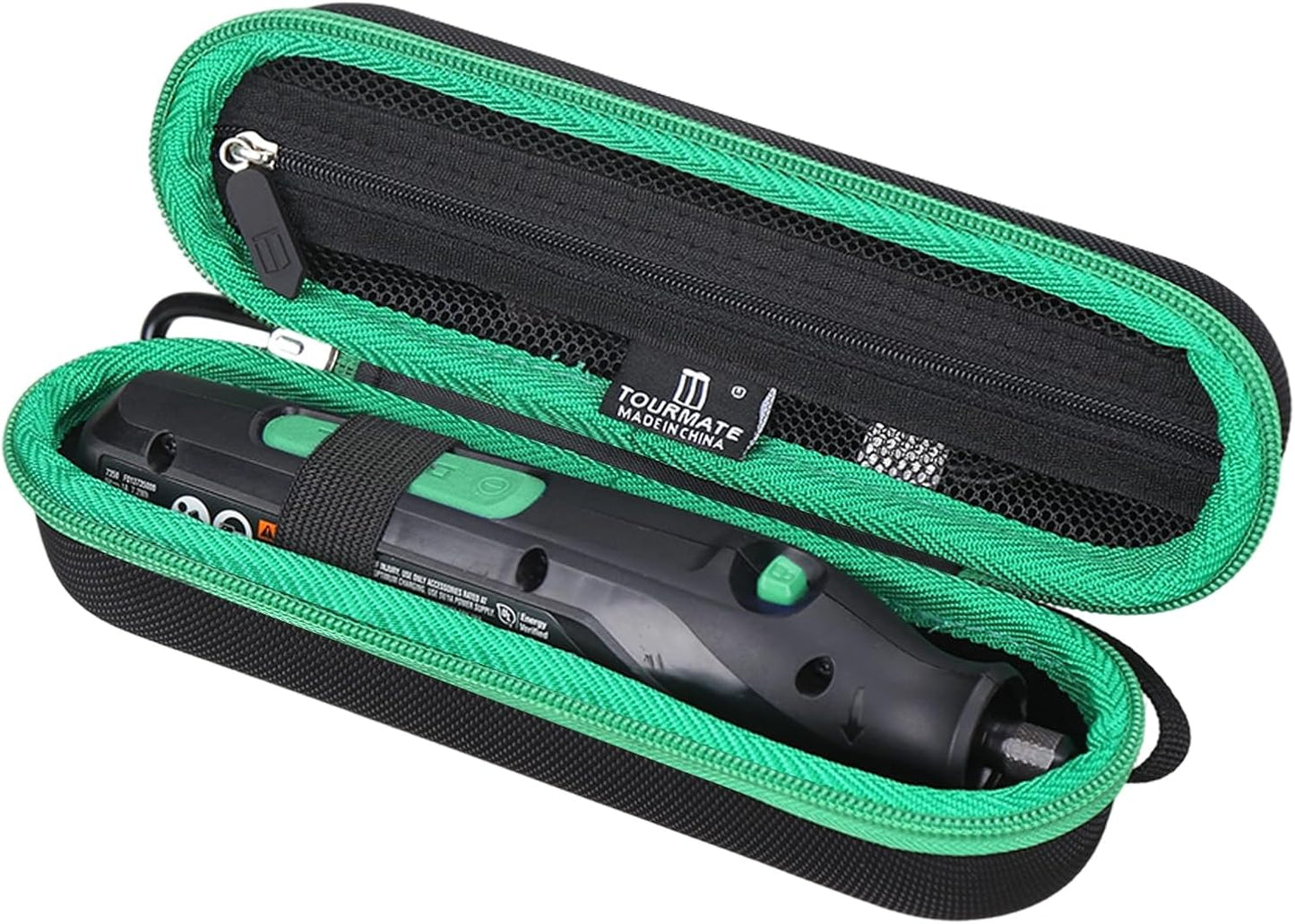 Estuche viaje herramienta inalámbrica rotativa negro