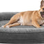 Cama ortopédica perros medianos espuma viscoelástica gris