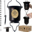 Cadena lluvia cobre 11ft con estaca adaptador