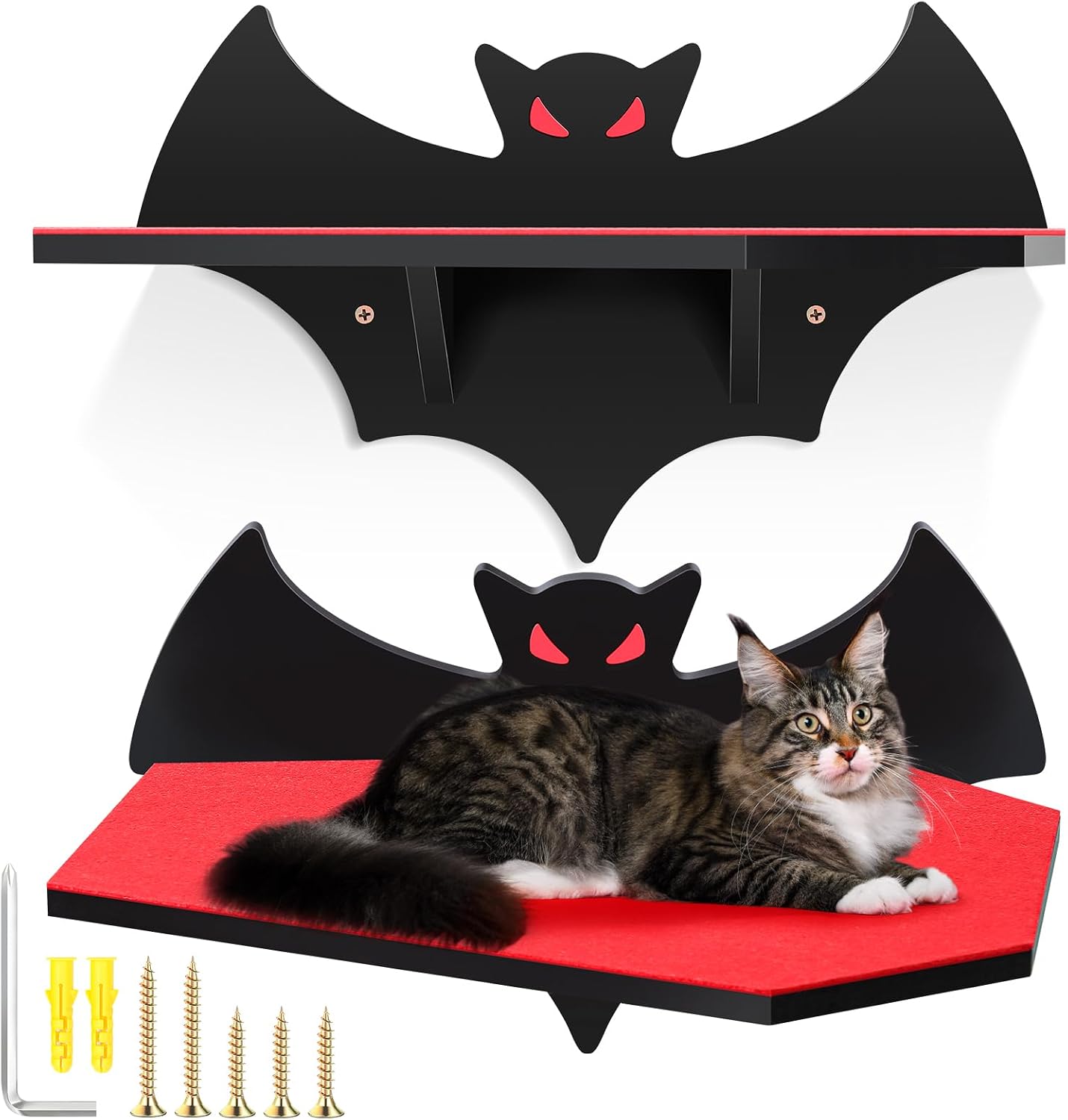 Estantes pared gatos cama flotante tablero rascador 30lbs
