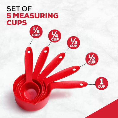 Set 5 Tazas Medidoras Ligeras Sin BPA
