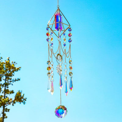 Atrapasoles cristal colgante decoración arco iris hogar jardín
