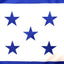 Bandera Honduras 3x5pulg tela poliéster ojales latón