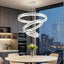 Candelabro LED ajustable para techo alto sala comedor