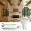 6 Pzas Bombilla LED GU10 3000K Blanco Suave 6W para Cocina Campana
