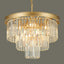 Candelabros cristal 9 luces doradas para comedor y