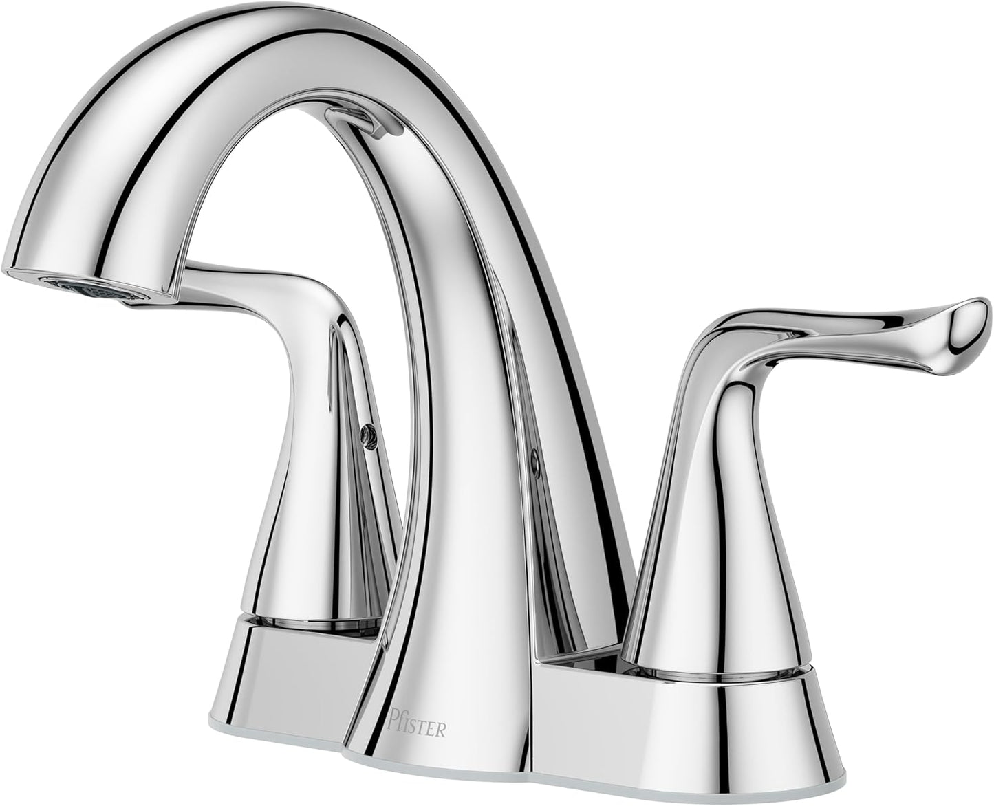 Llave lavabo baño 4pulg 2 manijas 3 agujeros cromo