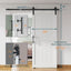 Puerta corredera granero 36x80pulg kit herrajes