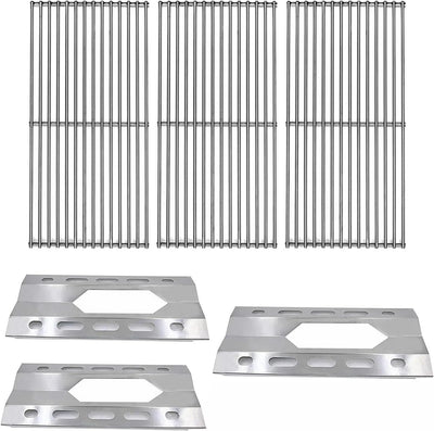 Rejilla parrilla 19pulg y placa 17pulg para Nexgrill