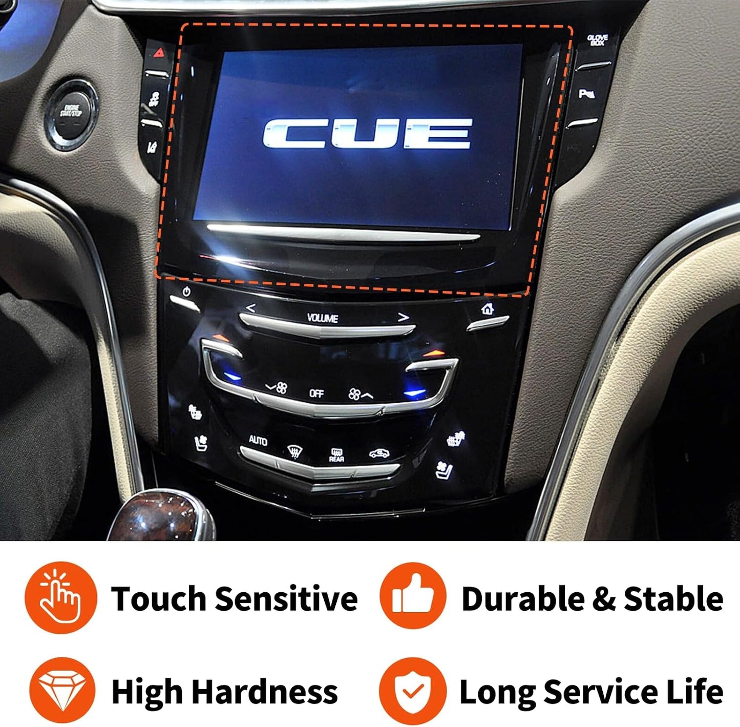 Repuesto pantalla táctil CUE Cadillac 13-20 con kit