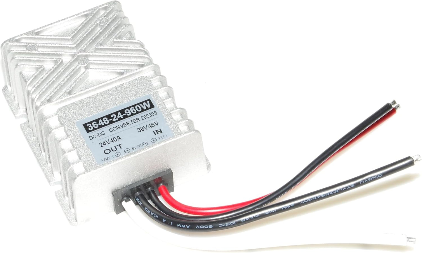 Convertidor DC-DC 48-60V a 24V 40A 960W automotriz