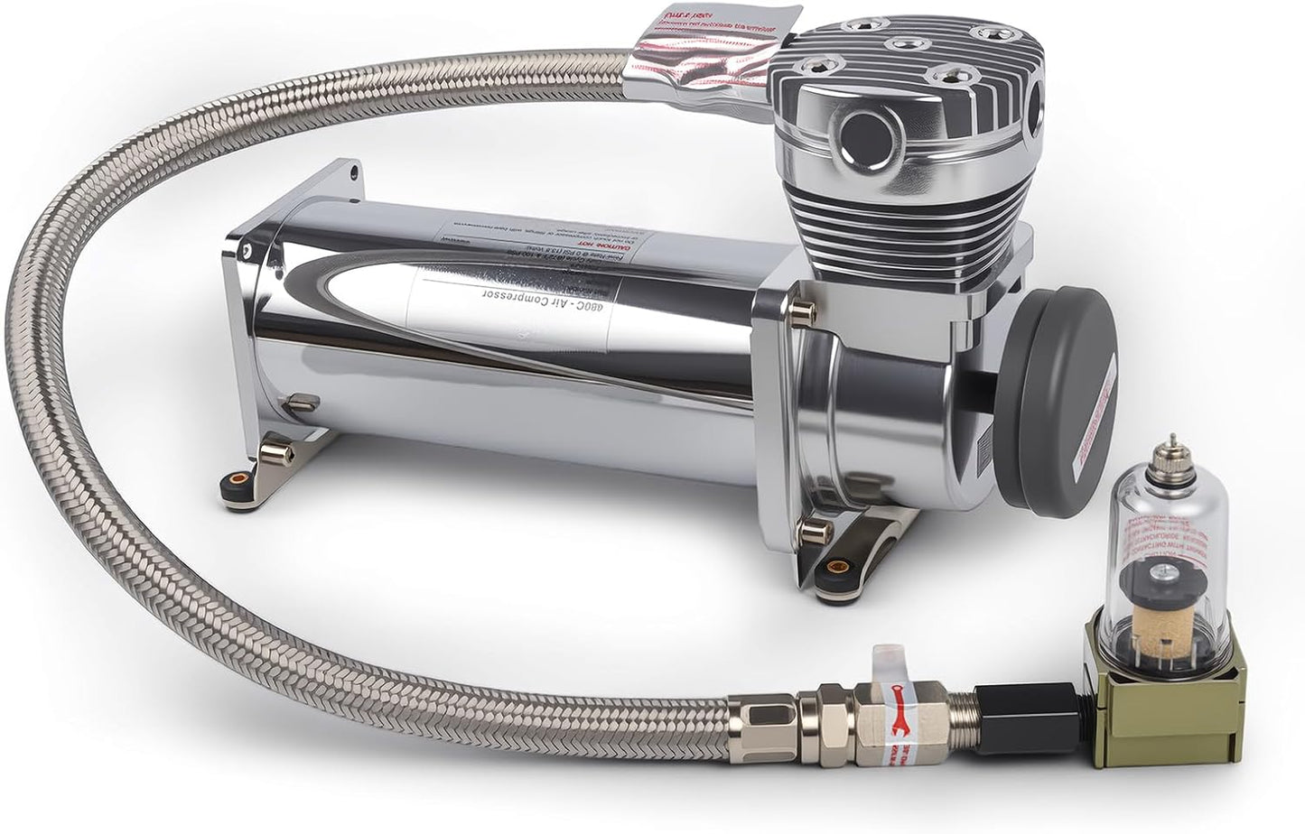 Kit compresor aire 200psi 3/8npt con convertidor y separador