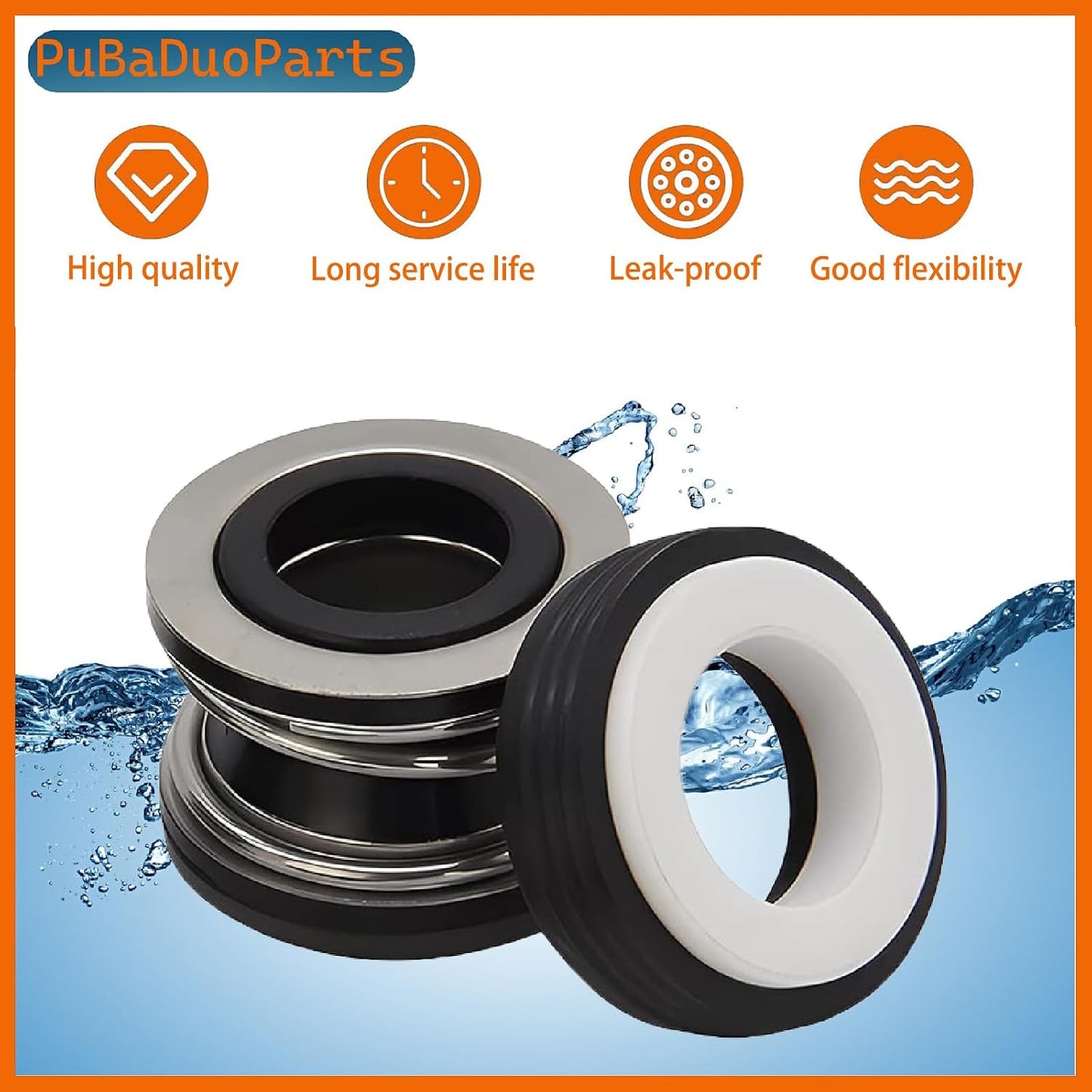 Sello eje 5/8" bomba piscina spa pack 3