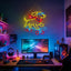 Letrero neón perro salchicha LED decoración pared