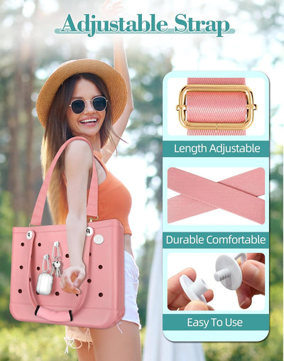 Correa cruzada neopreno para maleta y llaveros Bogg Bag
